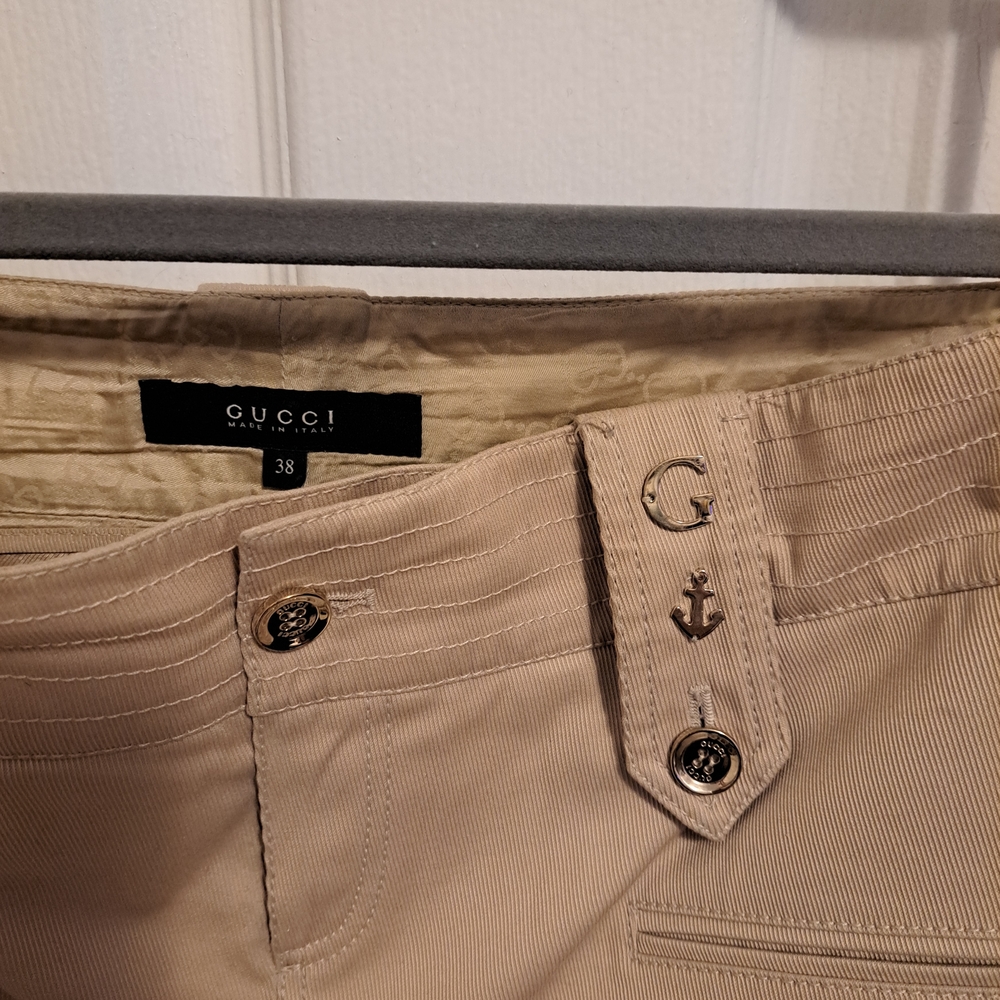 Gucci Women's Beige Skirt with Pocket Details - Picture 4 of 8